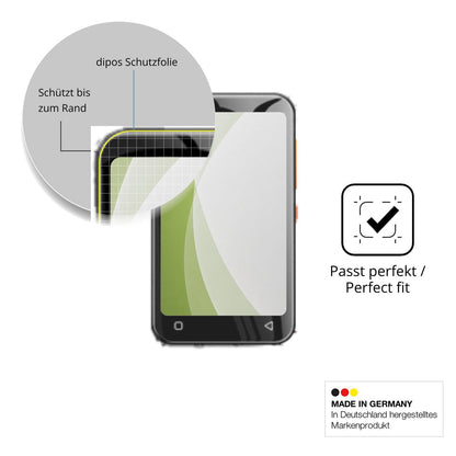 Besonders flexibler Displayschutz mit Anti-Shock-Schicht im Materialmix