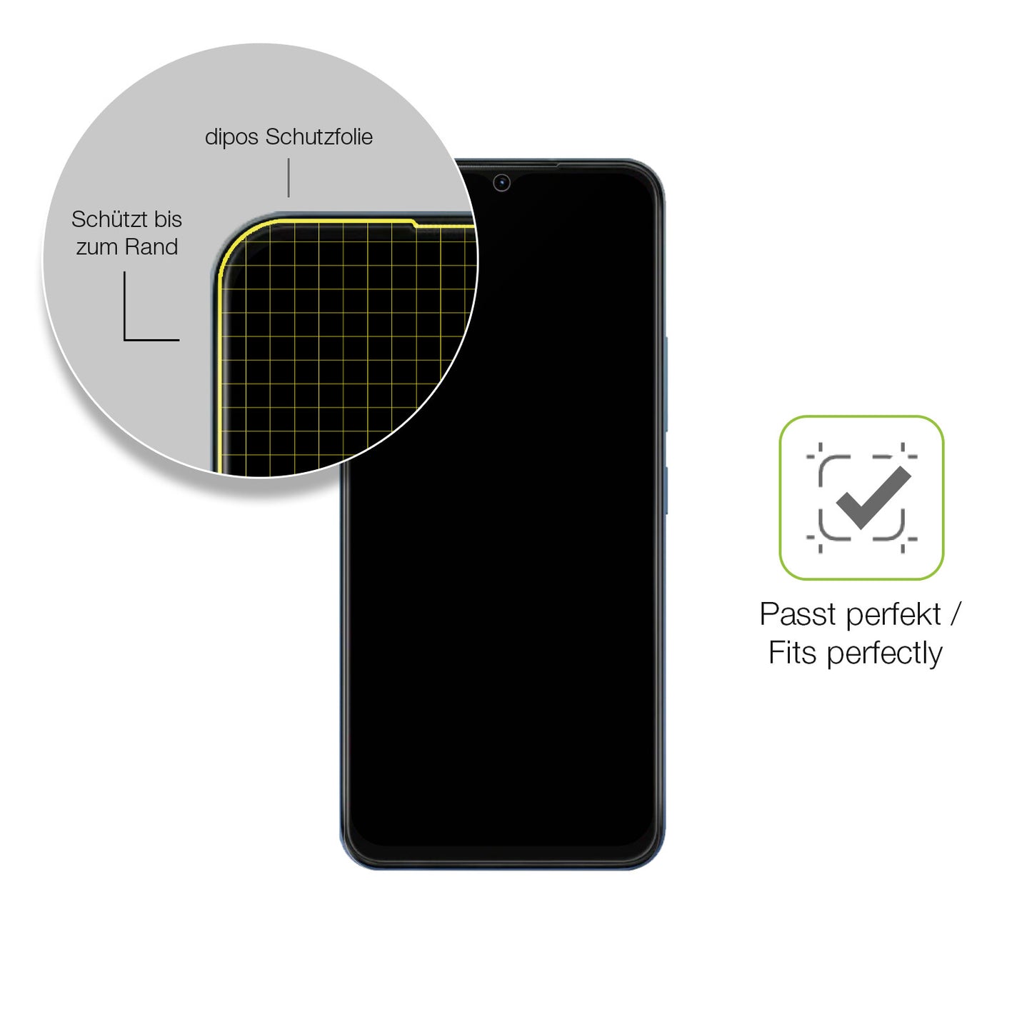 Besonders flexibler Displayschutz mit Anti-Shock-Schicht im Materialmix