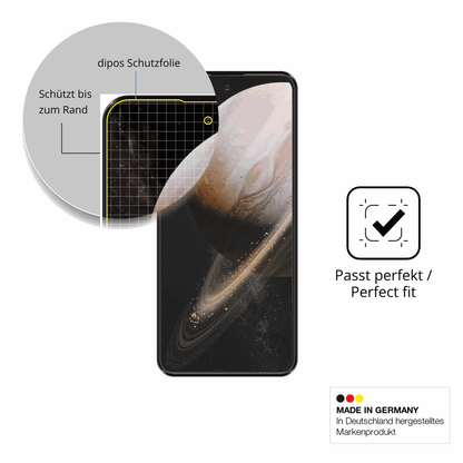 Besonders flexibler Displayschutz mit Anti-Shock-Schicht im Materialmix