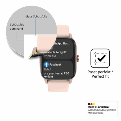 Besonders flexibler Displayschutz mit Anti-Shock-Schicht im Materialmix