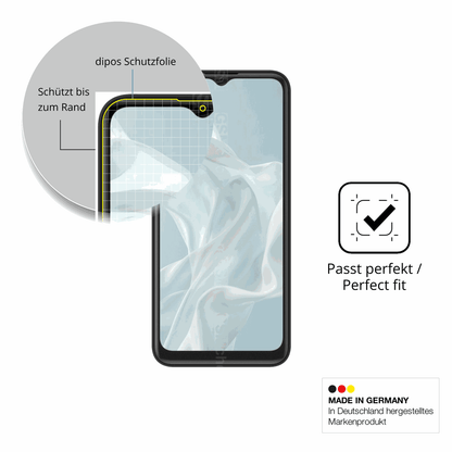 Besonders flexibler Displayschutz mit Anti-Shock-Schicht im Materialmix