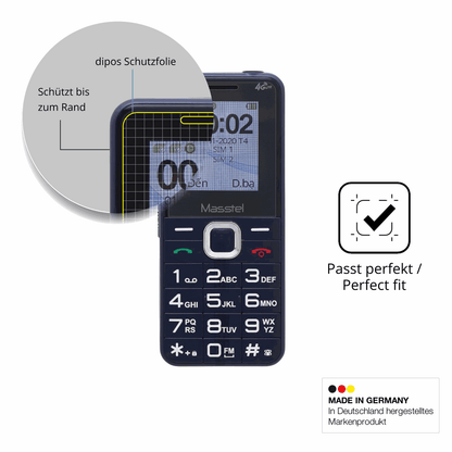 Besonders flexibler Displayschutz mit Anti-Shock-Schicht im Materialmix