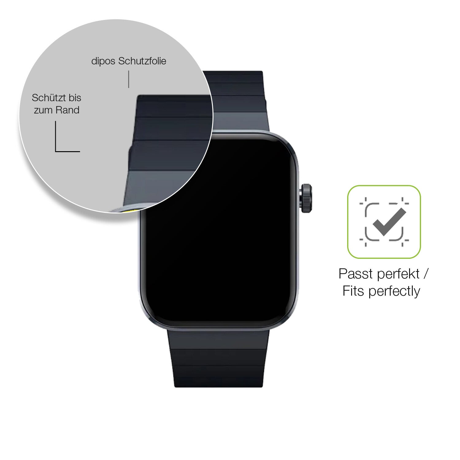 Besonders flexibler Displayschutz mit Anti-Shock-Schicht im Materialmix