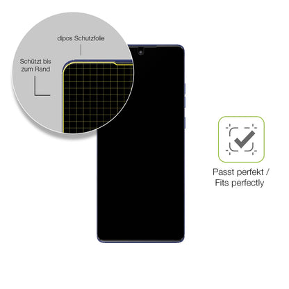 Besonders flexibler Displayschutz mit Anti-Shock-Schicht im Materialmix