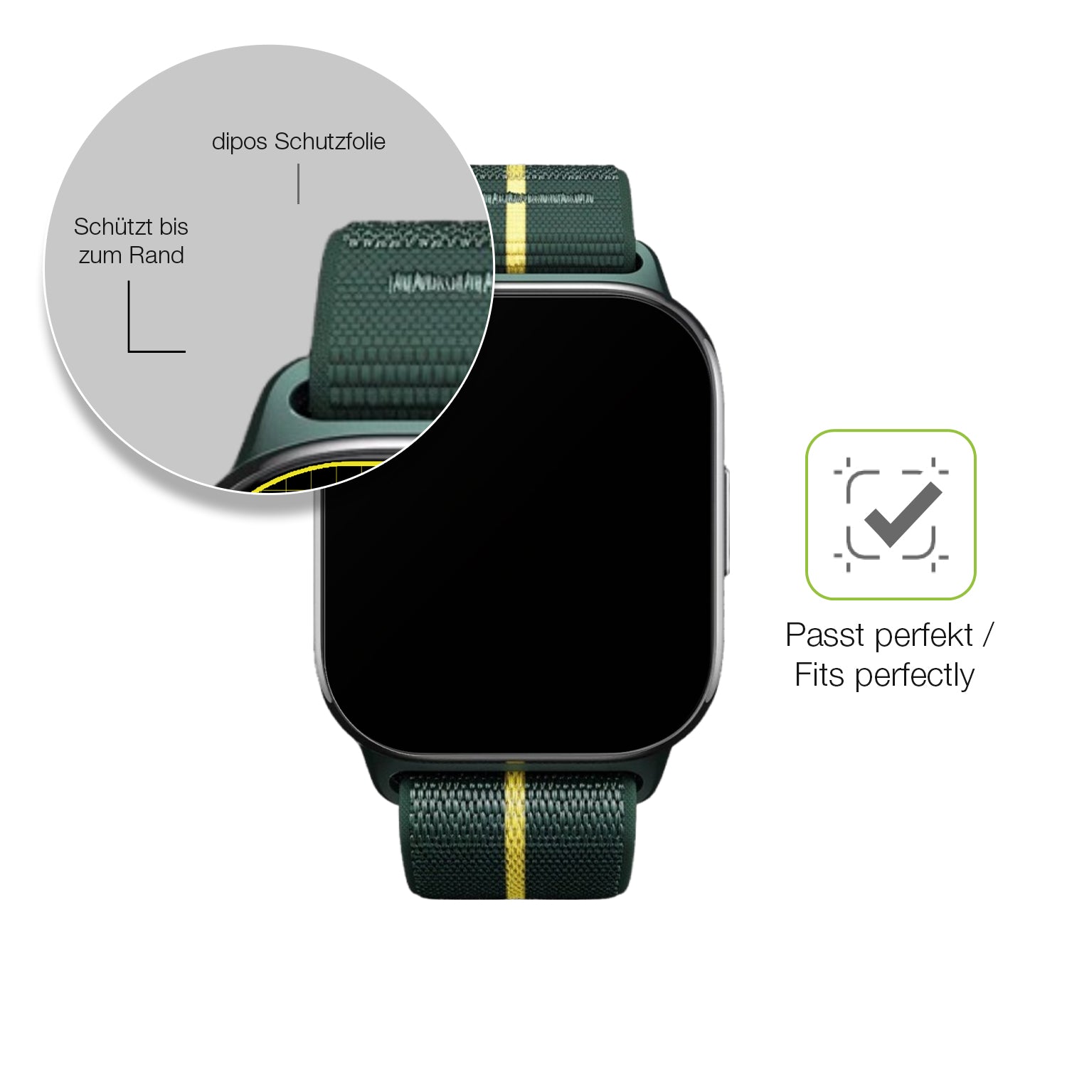 Besonders flexibler Displayschutz mit Anti-Shock-Schicht im Materialmix