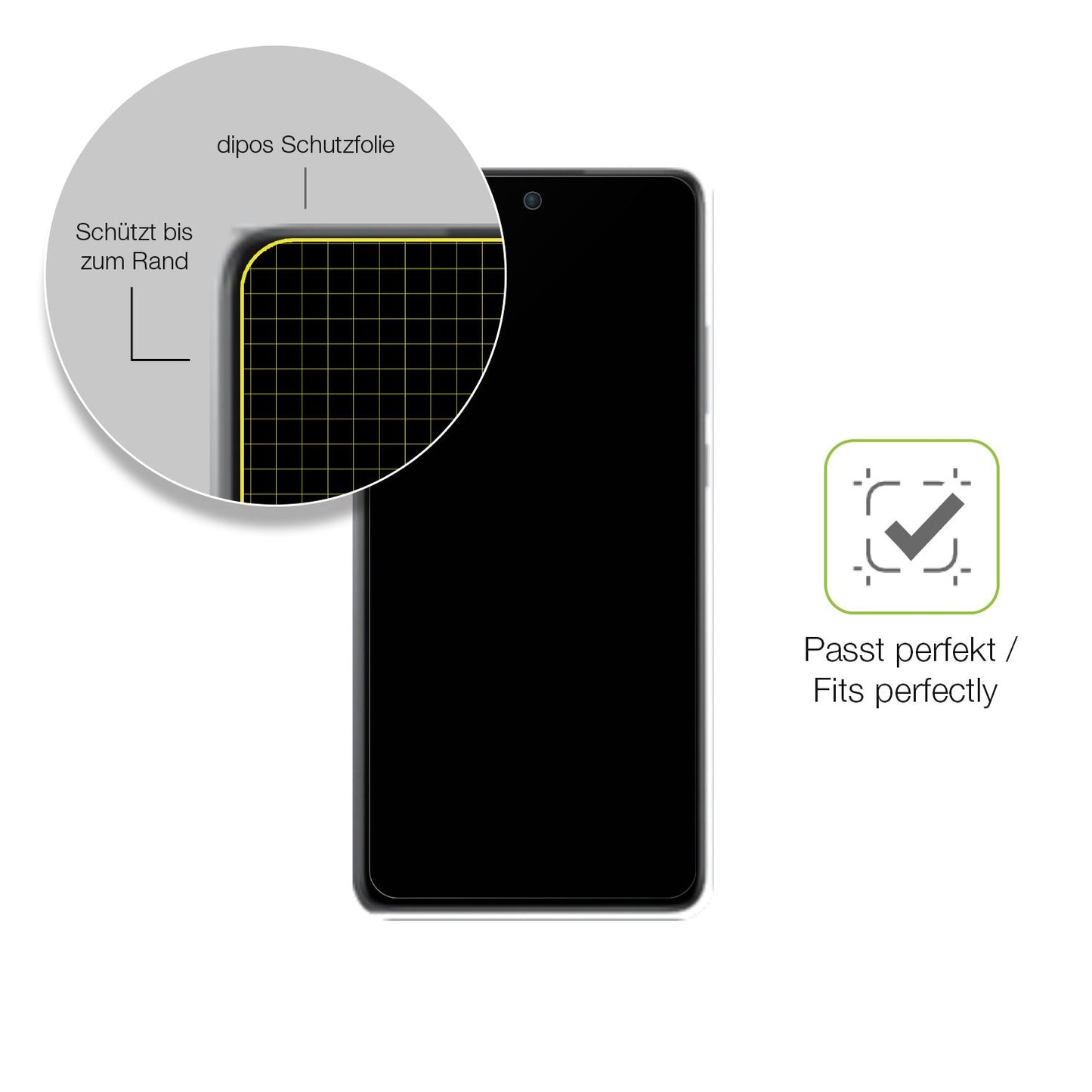 Besonders flexibler Displayschutz mit Anti-Shock-Schicht im Materialmix