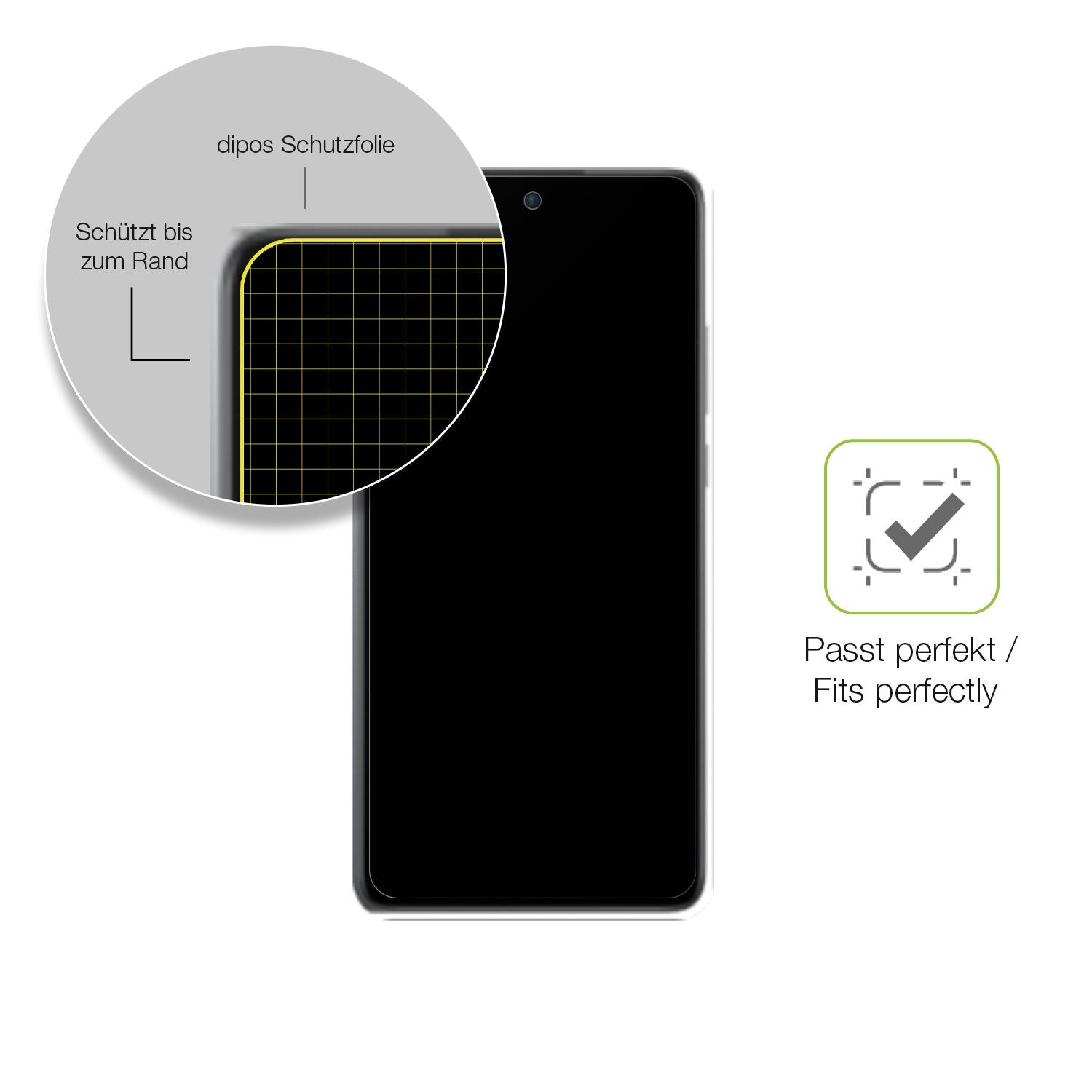 Besonders flexibler Displayschutz mit Anti-Shock-Schicht im Materialmix