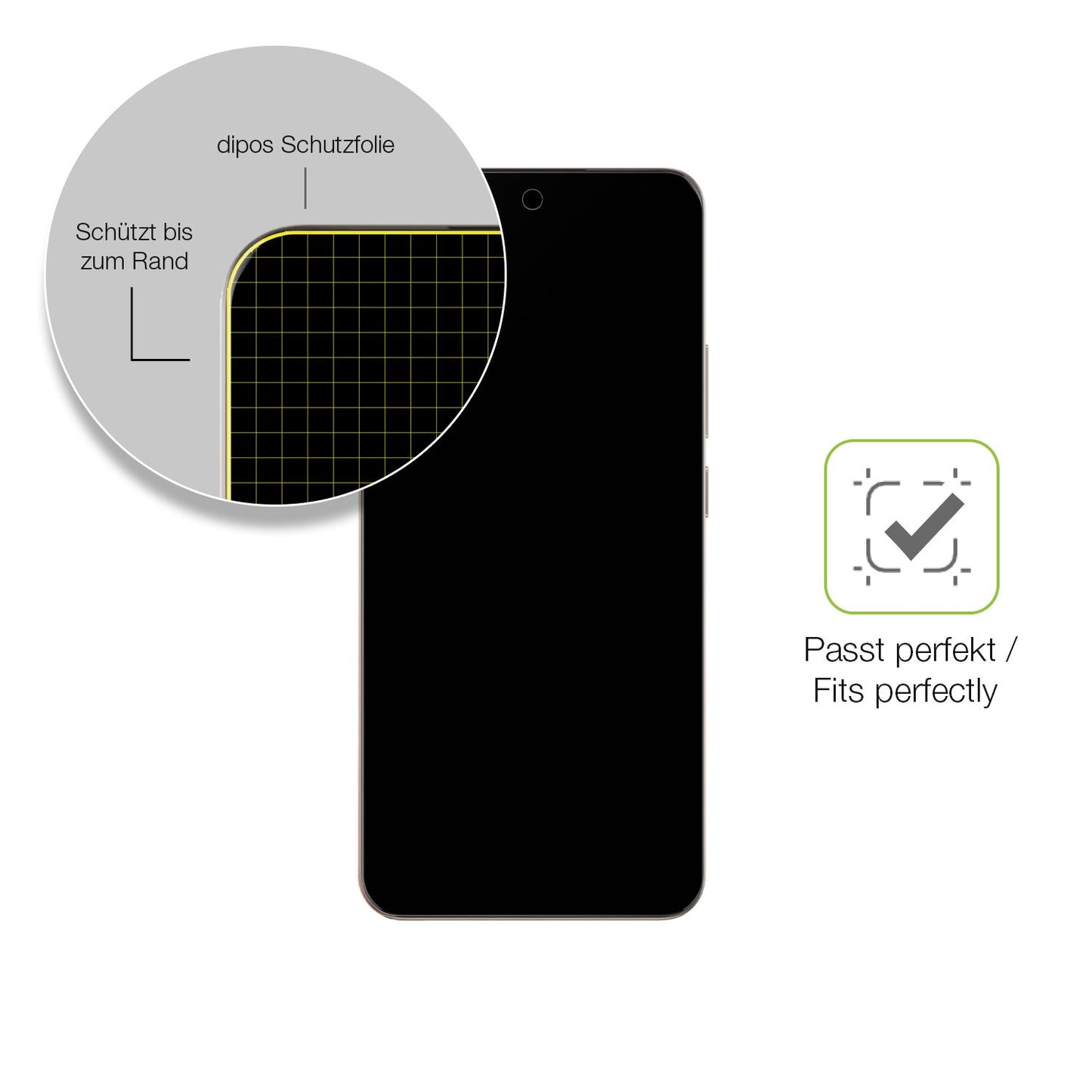 Besonders flexibler Displayschutz mit Anti-Shock-Schicht im Materialmix