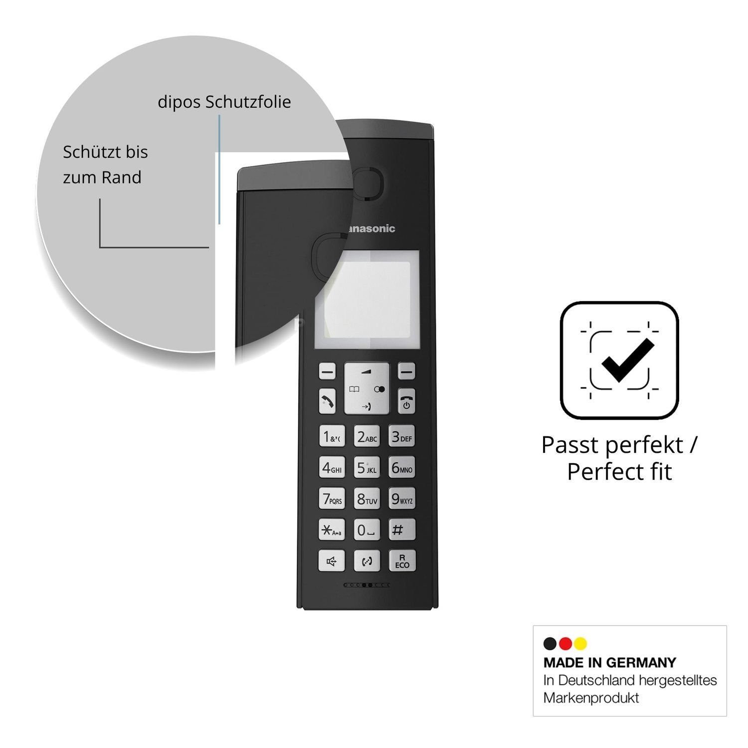 Besonders flexibler Displayschutz mit Anti-Shock-Schicht im Materialmix