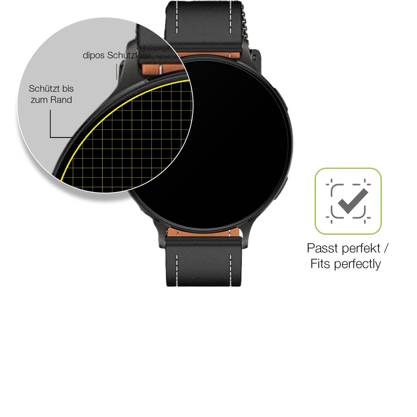 Besonders flexibler Displayschutz mit Anti-Shock-Schicht im Materialmix