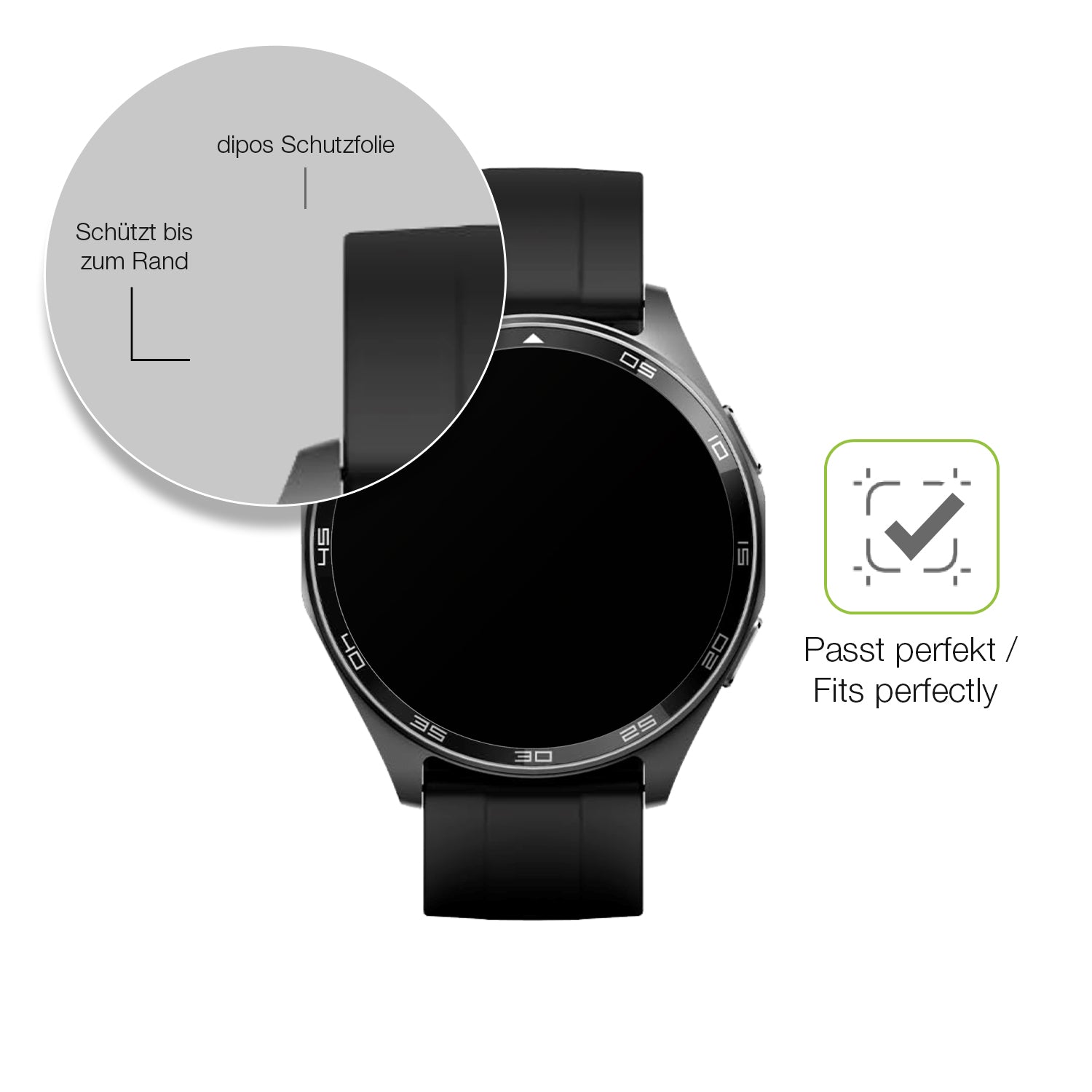 Besonders flexibler Displayschutz mit Anti-Shock-Schicht im Materialmix