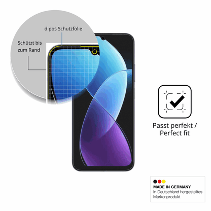 Besonders flexibler Displayschutz mit Anti-Shock-Schicht im Materialmix