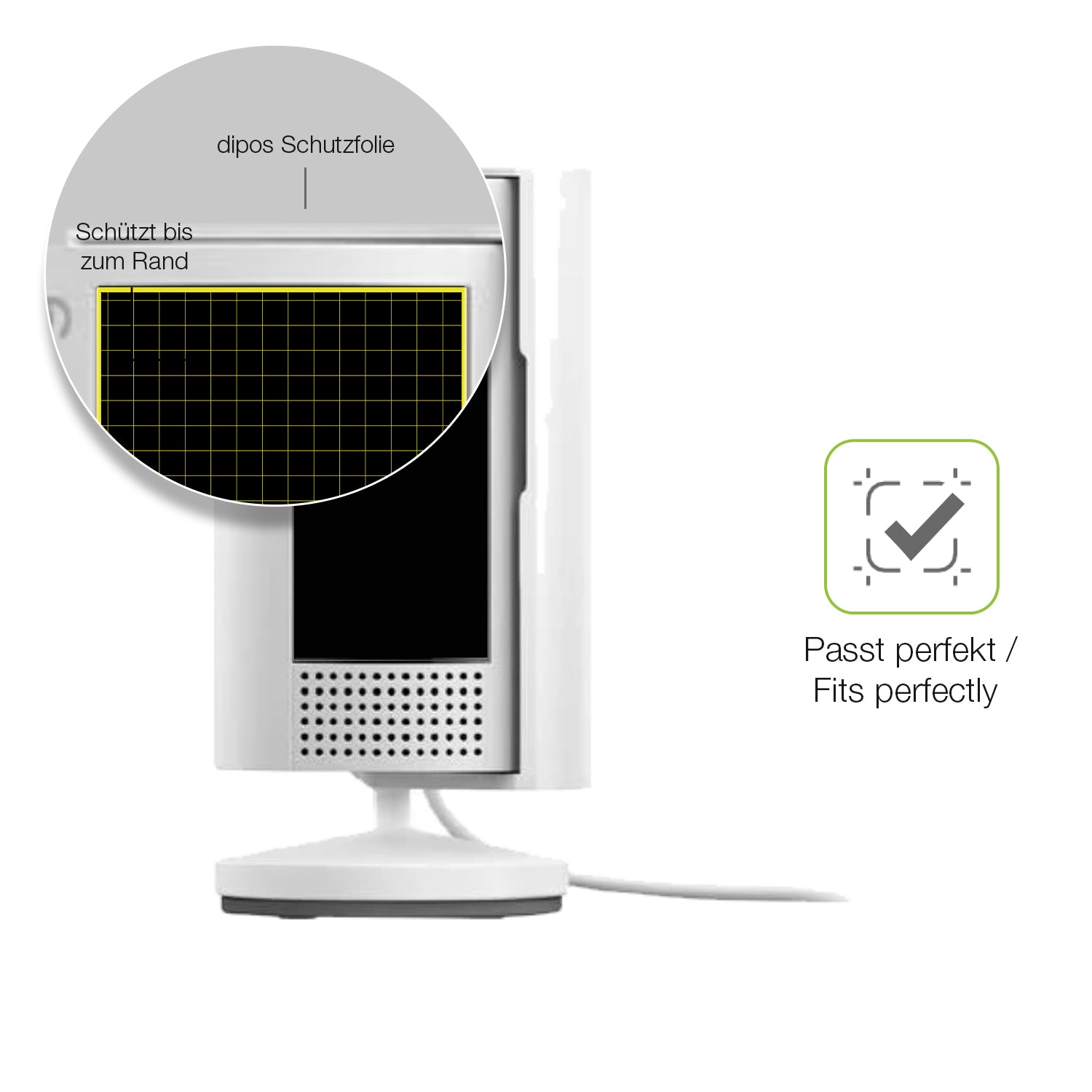 Besonders flexibler Displayschutz mit Anti-Shock-Schicht im Materialmix