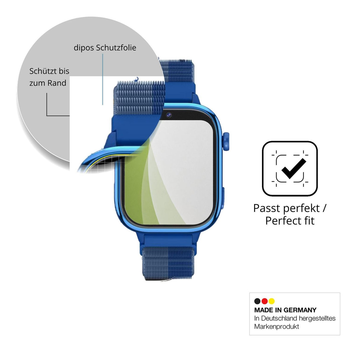 Besonders flexibler Displayschutz mit Anti-Shock-Schicht im Materialmix