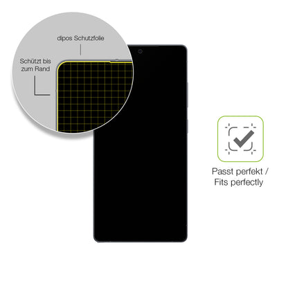 Besonders flexibler Displayschutz mit Anti-Shock-Schicht im Materialmix