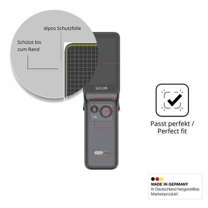 Besonders flexibler Displayschutz mit Anti-Shock-Schicht im Materialmix