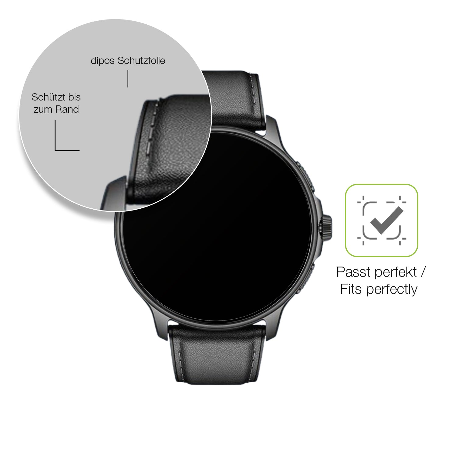 Besonders flexibler Displayschutz mit Anti-Shock-Schicht im Materialmix