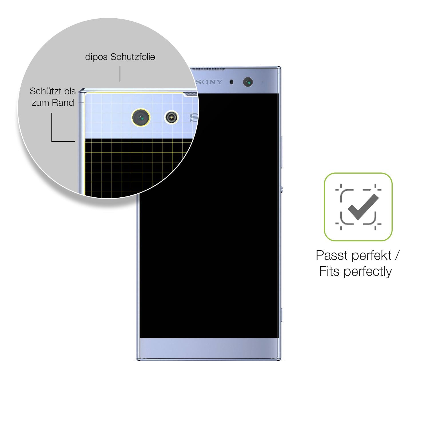 Besonders flexibler Displayschutz mit Anti-Shock-Schicht im Materialmix
