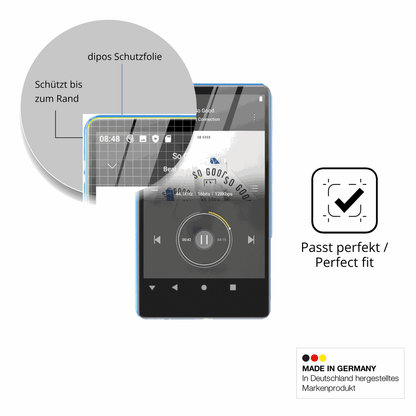 Besonders flexibler Displayschutz mit Anti-Shock-Schicht im Materialmix