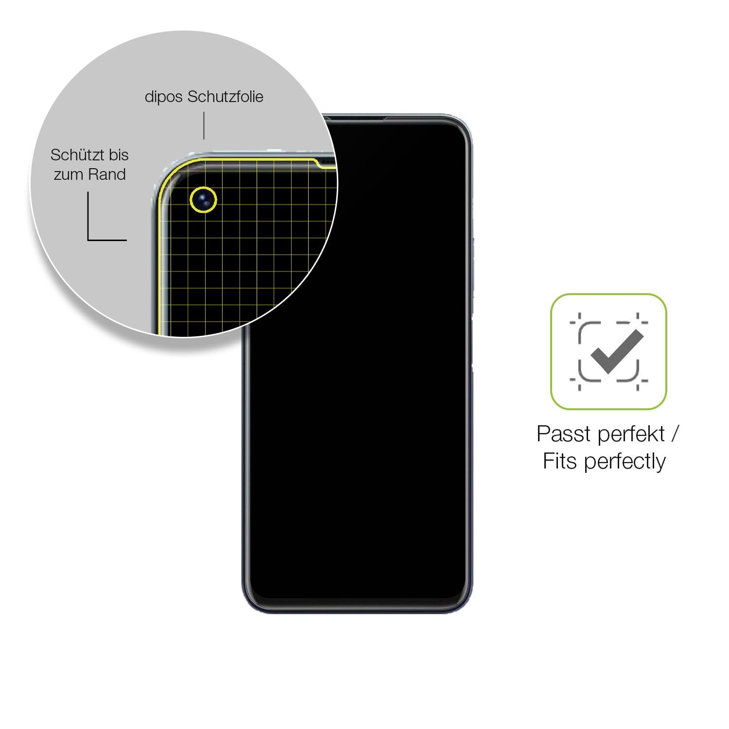 Besonders flexibler Displayschutz mit Anti-Shock-Schicht im Materialmix