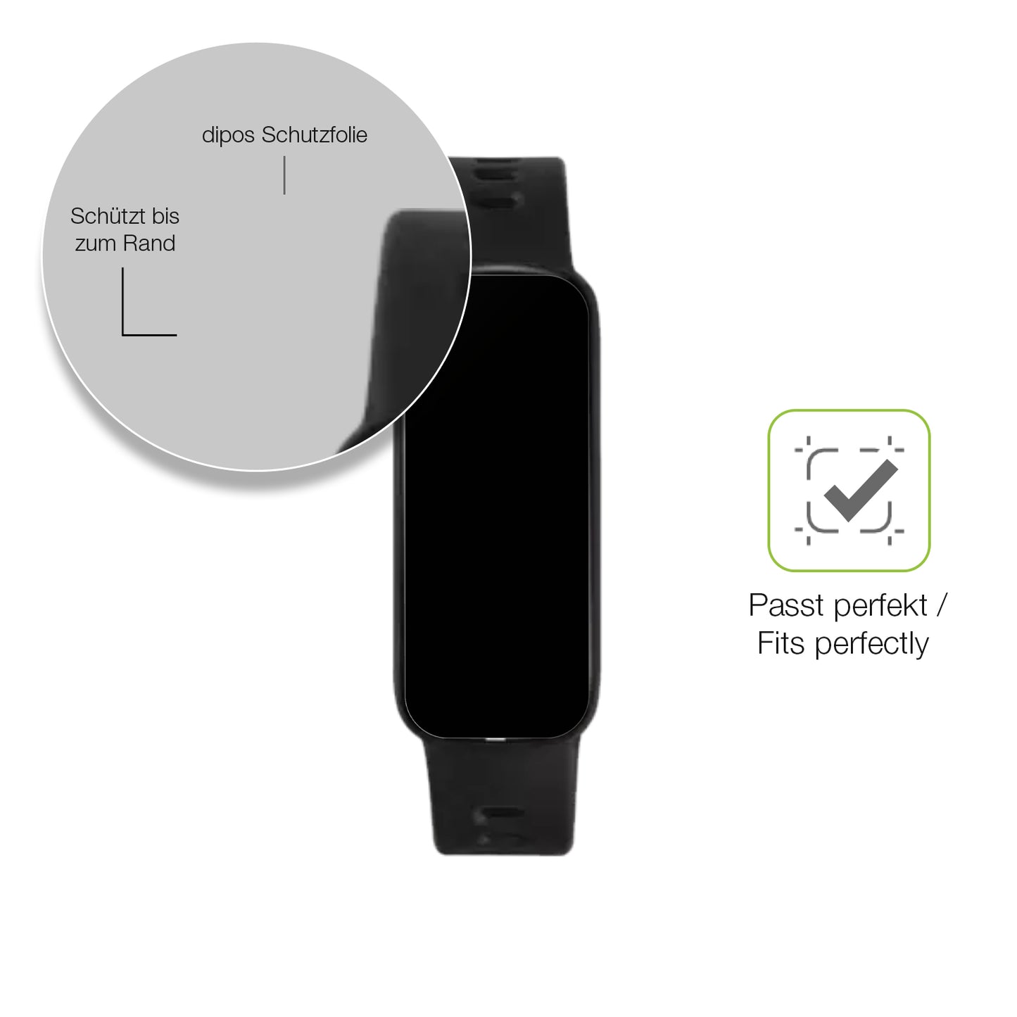 Besonders flexibler Displayschutz mit Anti-Shock-Schicht im Materialmix