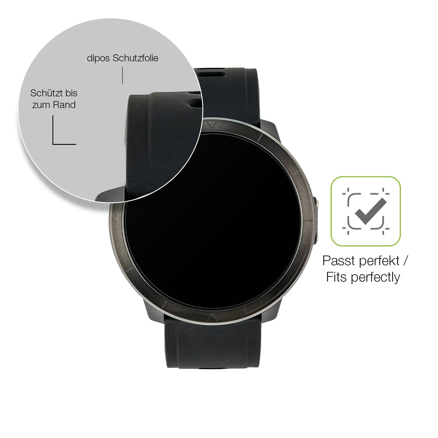 Besonders flexibler Displayschutz mit Anti-Shock-Schicht im Materialmix