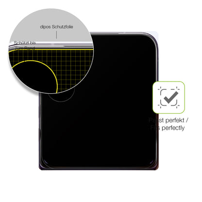 Besonders flexibler Displayschutz mit Anti-Shock-Schicht im Materialmix