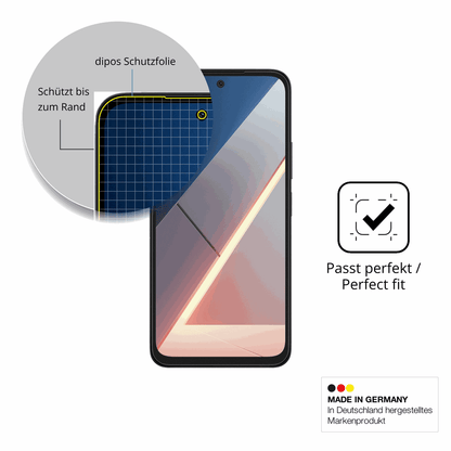 Besonders flexibler Displayschutz mit Anti-Shock-Schicht im Materialmix