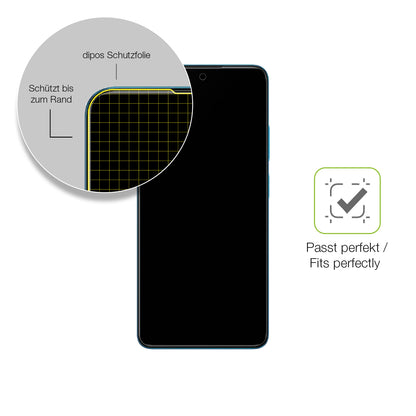 Besonders flexibler Displayschutz mit Anti-Shock-Schicht im Materialmix