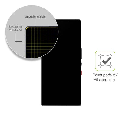 Besonders flexibler Displayschutz mit Anti-Shock-Schicht im Materialmix