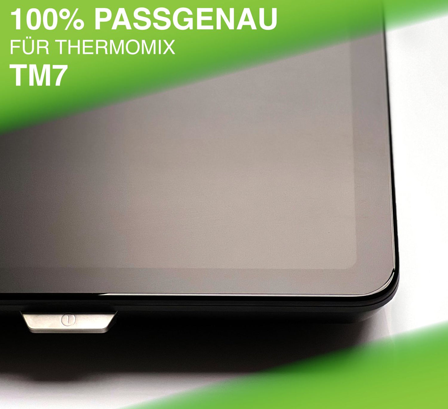 dipos Displayschutz für Vorwerk Thermomix TM7, mattierte Oberfläche, geringe Dicke und perfekte Passform