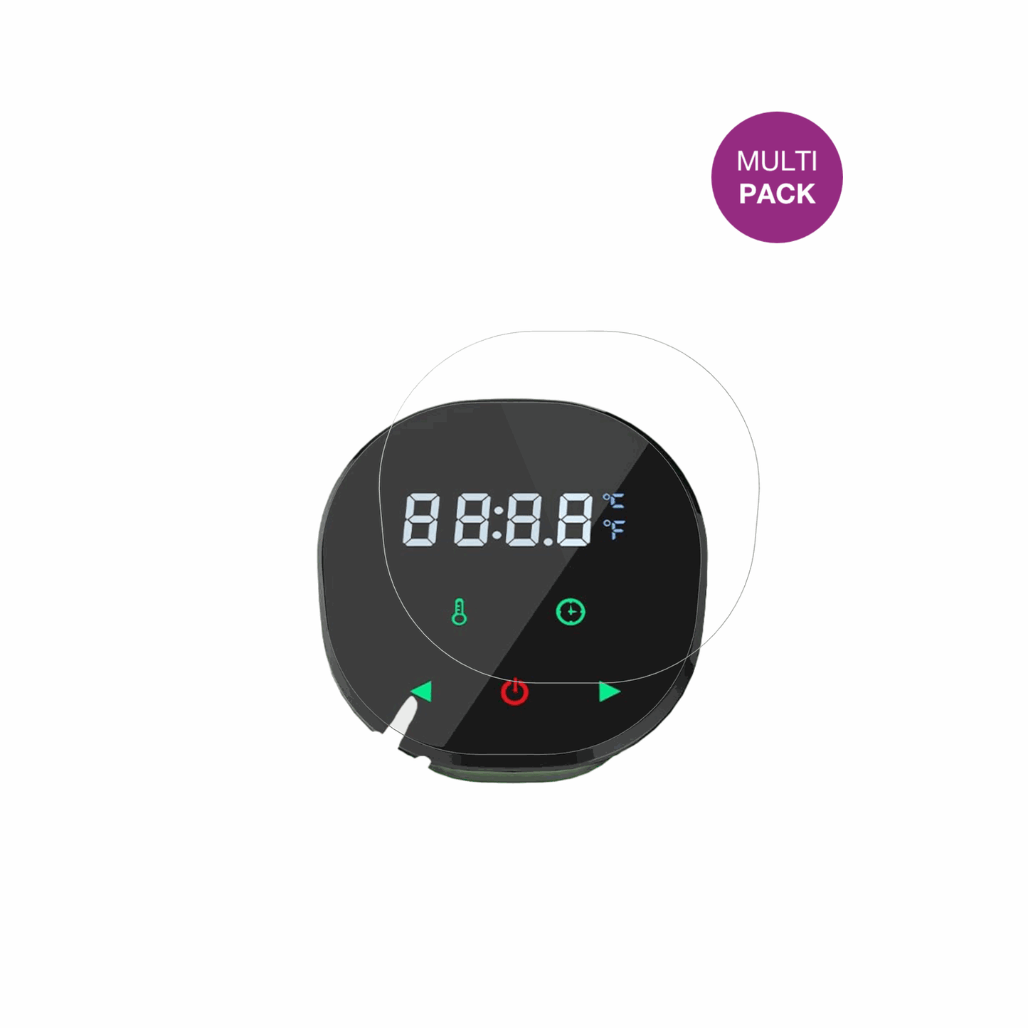 4x Schutzfolie klar für Vpcok Sous Vide Garer Stick Display-Schutzfolie