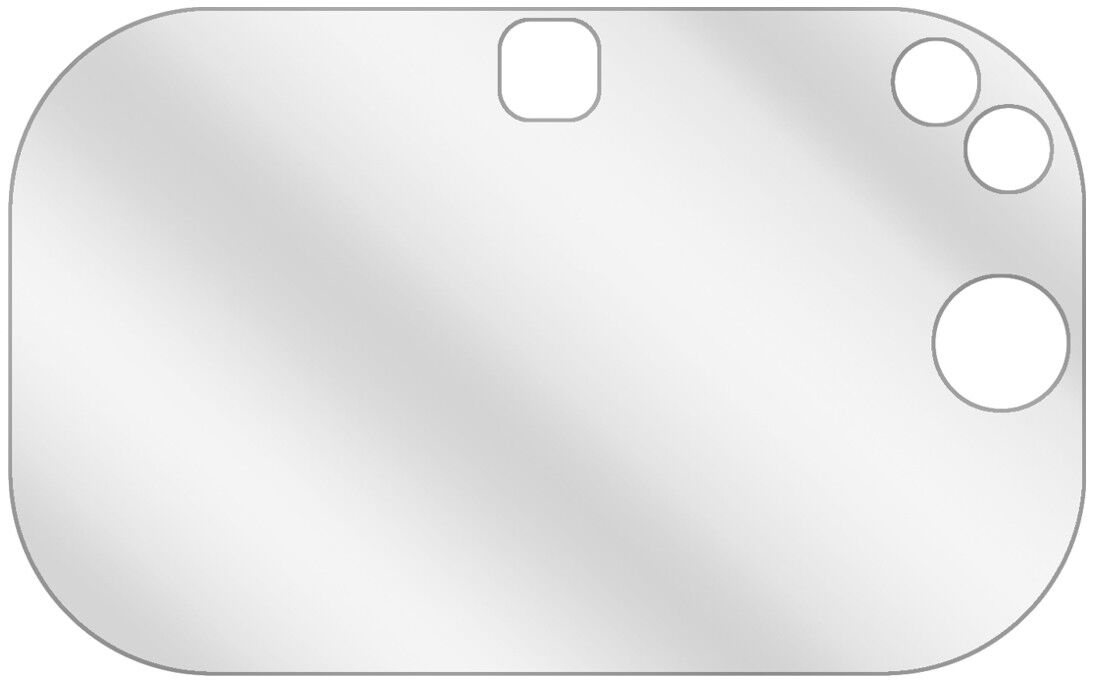 dipos Displayschutz für Vtech Kidizoom Touch 5.0, transparente Oberfläche, geringe Dicke und perfekte Passform