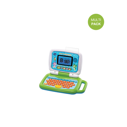 Vtech2-in-1 Touch Laptop mit aufgebrachter dipos Displayschutzfolie, die lästige Fingerabdrücke minimiert