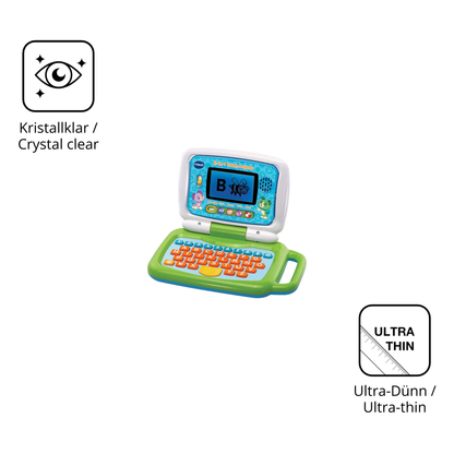 Dünne und klare Folie passend zugeschnitten für Vtech 2-in-1 Touch Laptop