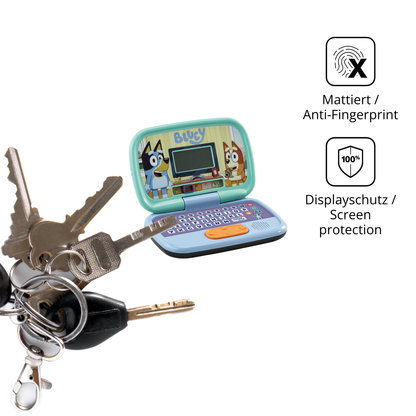dipos Displayschutz für Vtech Bluey Lernlaptop, mattierte Oberfläche, Blickschutzfilter und perfekter Passform