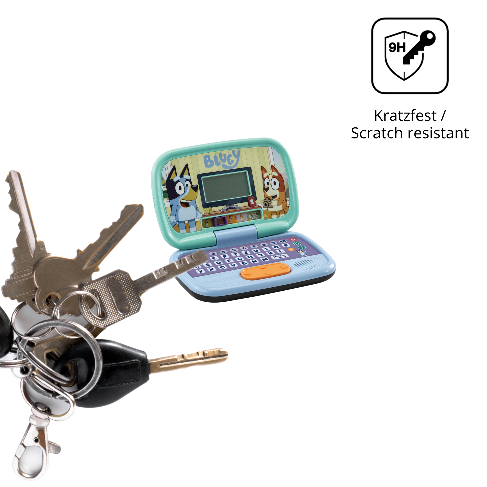 dipos Displayschutz für Vtech Bluey Lernlaptop, mattierte Oberfläche, robuste Festigkeit und perfekte Passform