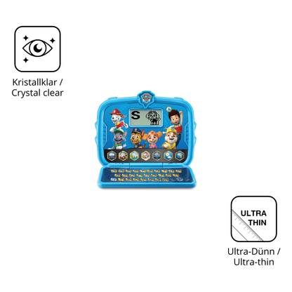 Dünne und klare Folie passend zugeschnitten für Vtech Paw Patrol Lernlaptop