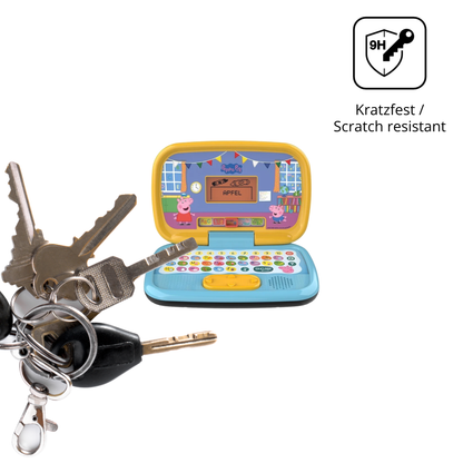 dipos Displayschutz für Vtech Peppas Lernlaptop, mattierte Oberfläche, robuste Festigkeit und perfekte Passform