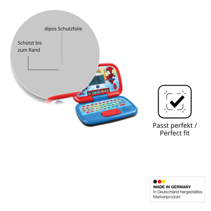 Schutz gegen Kratzer auf dem Vtech Spidey Lernlaptop Glas durch Schlüssel oder Ähnliches
