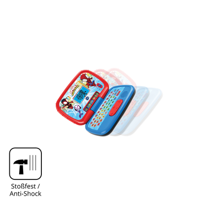 Schutz gegen Kratzer auf dem Vtech Spidey Lernlaptop Glas durch Schlüssel, Stöße gegen die Tischkante oder Stürze