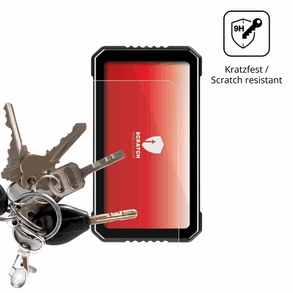 dipos Displayschutz für Vtopek MT26 6.25 Zoll, transparente Oberfläche, perfekte Passform auch für die Rundungen