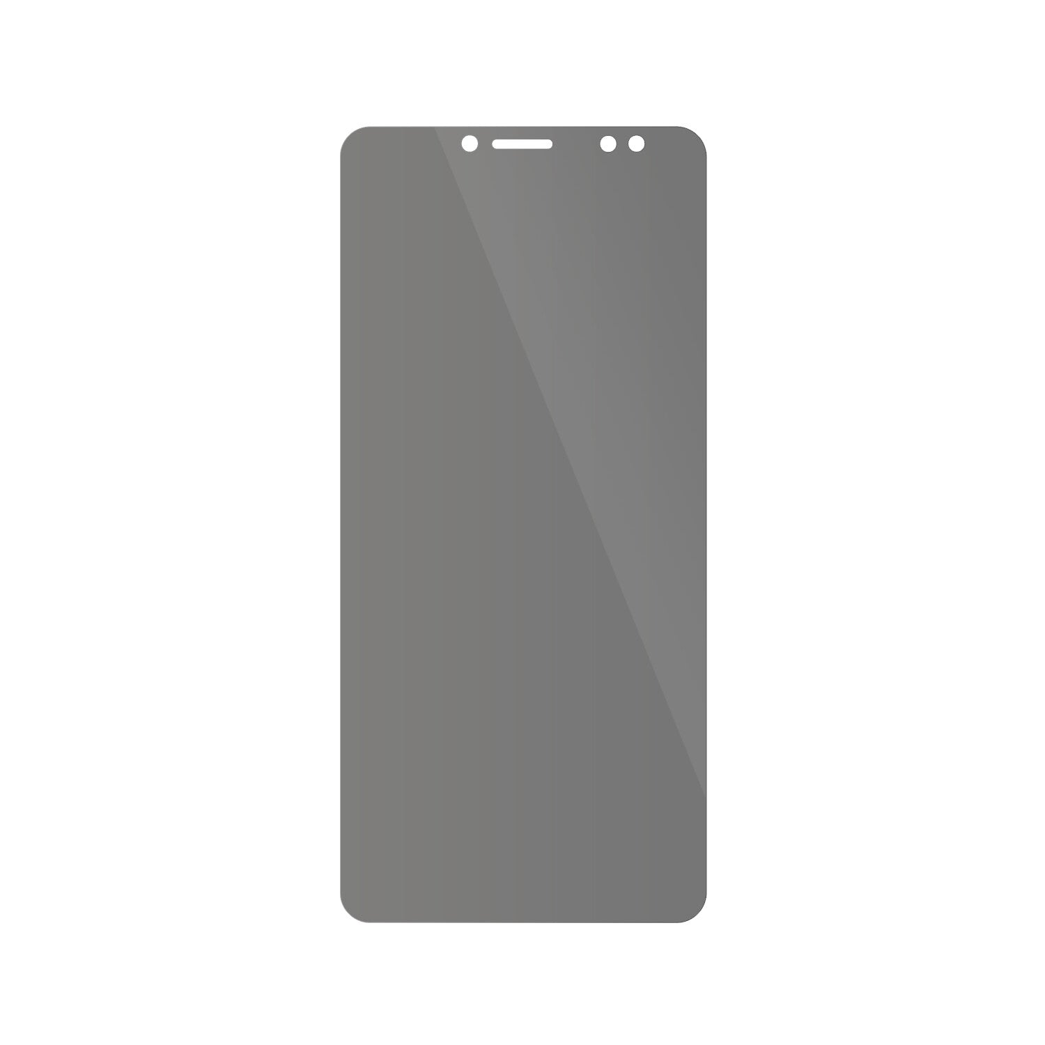 dipos Displayschutz für Walton Primo S6 Infinity, mit Blickschutzfilter und perfekter Passform auch für die Rundungen
