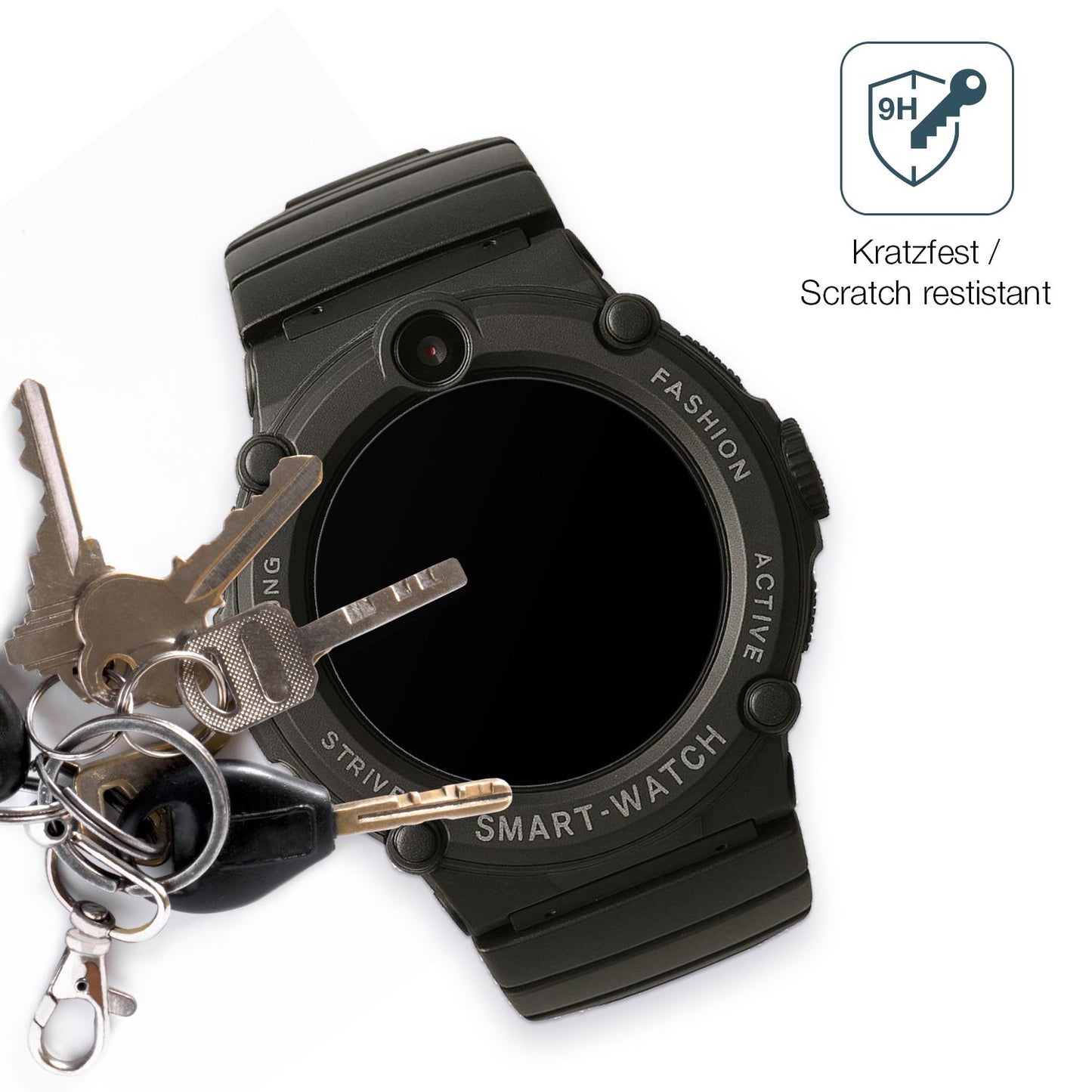 dipos Displayschutz für Watchmark GPS Watch Kids, mattierte Oberfläche, robuste Festigkeit und perfekte Passform