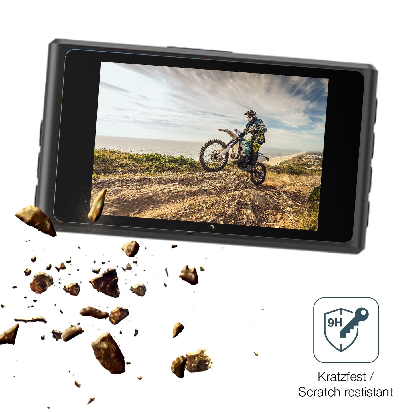 dipos Displayschutz für WeBeqer A7 Dashcam, mattierte Oberfläche, robuste Festigkeit und perfekte Passform