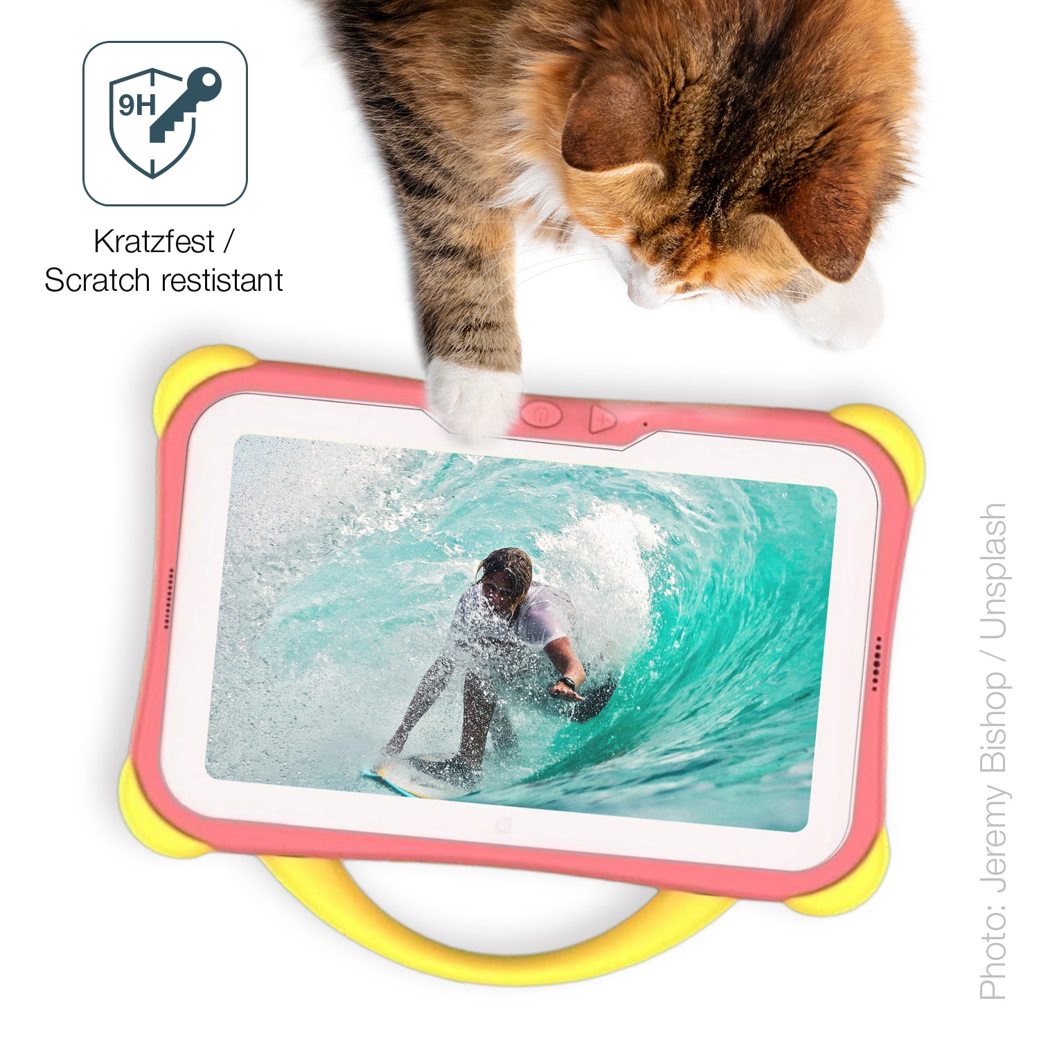 dipos Displayschutz für Weelikeit C28 Kinder Tab 7 Zoll, mattierte Oberfläche, robuste Festigkeit und perfekte Passform