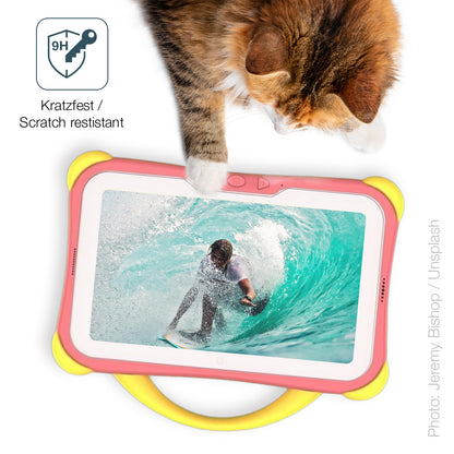 dipos Displayschutz für Weelikeit C28 Kinder Tab 7 Zoll, mattierte Oberfläche, robuste Festigkeit und perfekte Passform