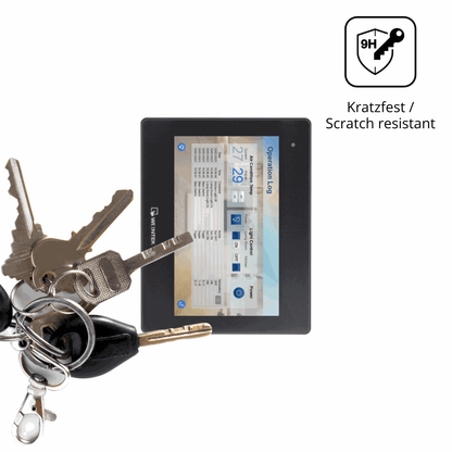 dipos Displayschutz für Weintek cMT2108 10.1 Zoll, transparente Oberfläche, perfekte Passform auch für die Rundungen