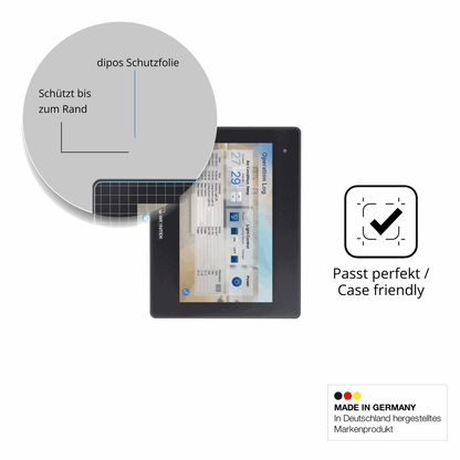 Besonders flexibler Displayschutz mit Anti-Shock-Schicht im Materialmix