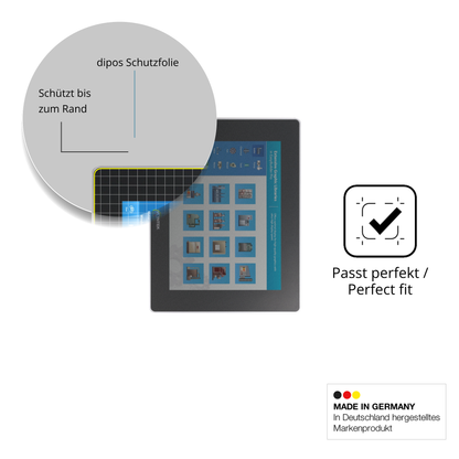 Schutz gegen Kratzer auf dem Weintek cMT3092X Glas durch Schlüssel oder Ähnliches